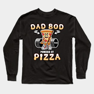 Dad Bod Champion Flaunting Pizza Long Sleeve T-Shirt